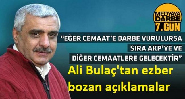 Ali Bulaç'tan ezber bozan açıklamalar