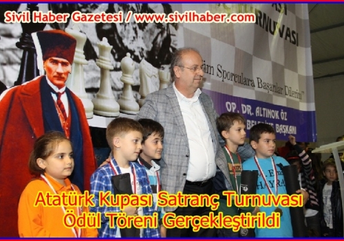 Atatürk Kupası Satranç Turnuvası Ödül Töreni Gerçekleştirildi