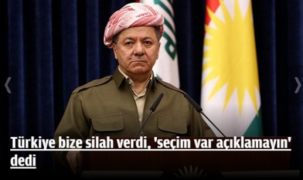 Barzani: Türkiye’den silah yardımı aldık