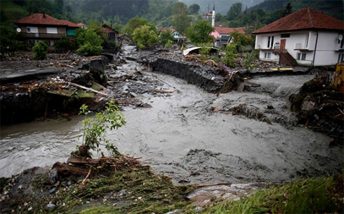 Bosna Hersek sular altında !