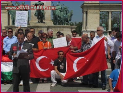 Budapeşte'den; Başbakan'a ve Türkiye'ye   destek