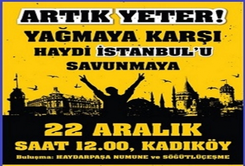 İstanbul ALARM veriyor!  Hemen Harekete Geç Kentine Sahip Çık!