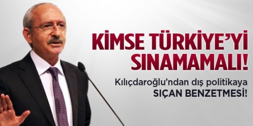 Kılıçdaroğlu'ndan dış politikaya 'sıçan' benzetmesi