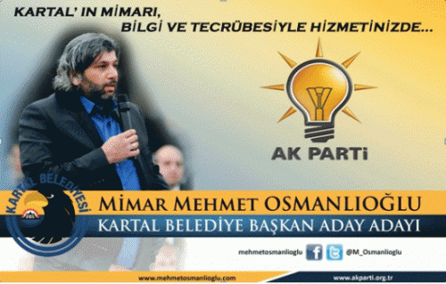  Mimar Mehmet  Osmanlıoğlu Kartal'ı yönetmeye talip oldu
