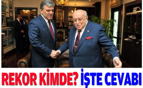 Rekor Abdullah Gül'de mi, Süleyman Demirel'de mi?