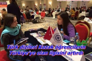 Türk dizileri Kazak öğrencilerin  Türkiye’ye olan ilgisini artırdı