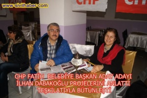 CHP aday adayı iİhan Dabakoğlu projelerini anlattı