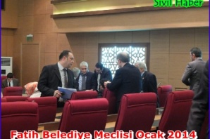Fatih Belediyesi Meclisi 8 Ocak 2014