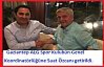Gaziantep ALG spor kulübün genel koordinatörlüğüne Suat Özcan getirildi.