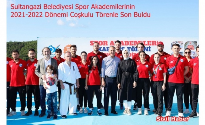Sultangazi'de Spor Akademilerinin Coşkulu Töreni