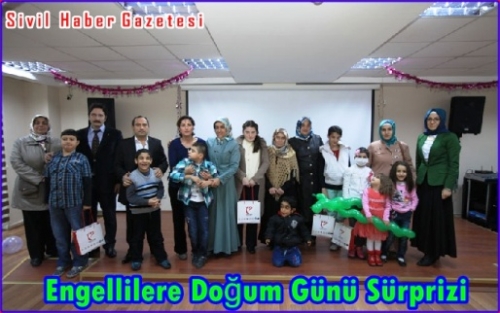 Engellilere Doğum Günü Sürprizi