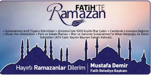 Fatih'te Ramazan Etkinlikleri