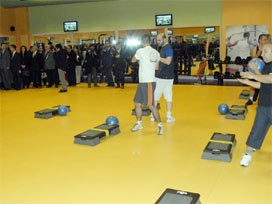 Kayseri'de halka açık fitness salonu açıldı