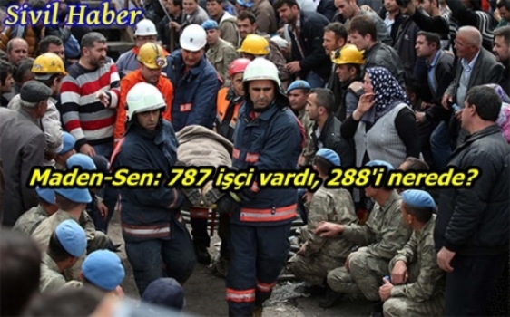 Maden-Sen: 787 işçi vardı, 288'i nerede?