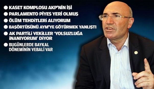 Mahmut Tanal: Baykal'a komplo AKP'nin işi; bunu ortaya çıkaracak savcı-polis yanar!