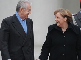 Monti-Merkel görüşmesi iptal edildi