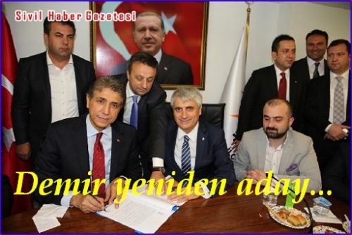 Mustafa Demir üçüncü dönem için yeniden aday oldu