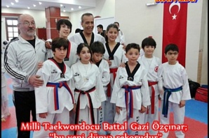 Milli Taekwondocu Battal Gazi Özçınar; ''bu yeni dünya rekoru''