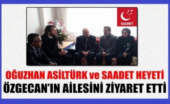 Oğuzhan Asiltürk'ten Özgecan'ın ailesine ziyaret